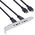 InLine InLine® Slot bracket USB Type-C to USB 3.1 front panel Key-A internal, 0.5m