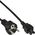 Kabel zasilający InLine 40pcs. pack Bulk-Pack Inline® Power cord for notebook, black, 1.8m, bulk
