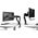 Neomounts Uchwyt biurkowy na 2 monitory 17" - 32" (DS75-450BL2)