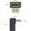 Adapter AV InLine InLine® DisplayPort Adaptor, DisplayPort male/female upward angled