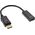Kabel InLine InLine® DisplayPort to HDMI Adaptor with Audio, DisplayPort male to HDMI female, 4K/30Hz, black 0.15m