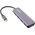 HUB USB InLine InLine® USB 3.2 Hub, USB Type-C to 4x USB A 10Gb/s, aluminium, grey