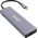 HUB USB InLine InLine® USB 3.2 Type-C Multi Hub (3x USB-A 5Gb/s + USB Type-C (PD 100W), card reader, HDMI 4K@30Hz), OTG, aluminum housing