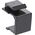 InLine InLine® Keystone SNAP-In blind cover for module slot, black, 10 pcs.