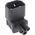 InLine InLine® Power supply adapter IEC 60320 C14 / C5, up/down angled, 3-pin cold device cable / notebook