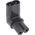 InLine InLine® Power supply adapter IEC 60320 C8 / C7, up/down angled 2-pin