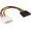 Kabel zasilający InLine InLine® SATA Power Cable 1x 5.25" to SATA 0.3m