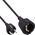 Kabel zasilający InLine InLine® Power Extension Cable Type F black 20m