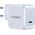 Ładowarka Choetech Choetech szybka ładowarka sieciowa USB C 45W PPS / PD biała (PD8007)