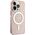 Guess Etui Guess GUHMP14LHCMCGP Apple iPhone 14 Pro różowy/pink hardcase Glitter Gold MagSafe