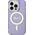 Guess Guess Glitter Gold MagSafe - Etui iPhone 14 Pro Max (Purpurowy)