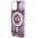 Guess Guess Golden Marble MagSafe - Etui iPhone 14 (Purpurowy)