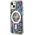 Guess Guess Leopard MagSafe - Etui iPhone 14 (Niebieski)