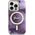 Guess Guess Golden Marble MagSafe - Etui iPhone 14 Pro (Purpurowy)
