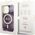 Guess Guess Golden Marble MagSafe - Etui iPhone 14 Pro (Purpurowy)
