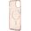 Guess Guess Glitter Gold MagSafe - Etui iPhone 14 Plus (Różowy)