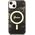 Guess Guess Golden Marble MagSafe - Etui iPhone 14 (Czarny)