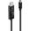 Kabel USB Lindy USB-C - DisplayPort 1 m Czarny (43341)