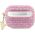 Guess Oryginalne Etui APPLE AIRPODS PRO Guess Hardcase Rhinestone Triangle (GUAPHDGTPP) różowe