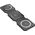 Ładowarka Choetech Magnetyczna ładowarka indukcyjna Choetech T588-F 3w1 15W (czarna)