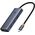 HUB USB Baseus Hub 5w1 Baseus UltraJoy 5-Port (1xHDMI4K@30Hz + 4xUSB 3.0) Szary