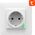Avatto Inteligentne gniazdo ścienne WiFi Avatto N-WOT10-EU-W TUYA (białe)