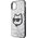 Karl Lagerfeld Etui Karl Lagerfeld KLHCN61G2CPS Apple iPhone 11/XR srebrny/silver hardcase Glitter Choupette Patch