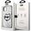 Karl Lagerfeld Etui Karl Lagerfeld KLHCN61G2CPS Apple iPhone 11/XR srebrny/silver hardcase Glitter Choupette Patch