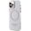 Guess Etui Guess GUHMP12MHTRMP Apple iPhone 12/12 Pro różowy/pink hard case Metal Outline Magsafe
