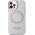 Guess Etui Guess GUHMP12MHTRMP Apple iPhone 12/12 Pro różowy/pink hard case Metal Outline Magsafe