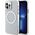 Guess Etui Guess GUHMP12MHTRMS Apple iPhone 12/12 Pro srebrny/silver hard case Metal Outline Magsafe