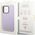 Guess Guess GUHMP14LSBPLU iPhone 14 Pro 6,1" fioletowy/purple hard case Silicone Logo Plate MagSafe