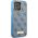 Guess Guess GUHMP14LU4GPRB iPhone 14 Pro 6.1" niebieski/blue hard case 4G Logo Plate MagSafe