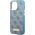 Guess Guess GUHMP14LU4GPRB iPhone 14 Pro 6.1" niebieski/blue hard case 4G Logo Plate MagSafe