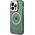 Guess Guess GUHMP14XHTCMA iPhone 14 Pro Max 6,7" zielony/khaki hard case Gold Outline Translucent MagSafe