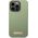 Guess Guess GUHMP14XSBPLA iPhone 14 Pro Max 6.7" zielony/khaki hard case Silicone Logo Plate MagSafe