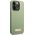 Guess Guess GUHMP14XSBPLA iPhone 14 Pro Max 6.7" zielony/khaki hard case Silicone Logo Plate MagSafe