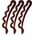 Invisibobble InvisiBobble, Waves, Hair Clip, Pretty Dark, 3 pcs For Women