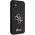 Guess Etui Guess GUHCN61HG4SGK Apple iPhone 11/XR hardcase Glitter Script Big 4G czarny/black