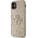 Guess Guess GUHCN61HG4SGD iPhone 11 / Xr 6.1" złoty/gold hardcase Glitter Script Big 4G