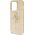 Guess Guess GUHCP14LHG4SGD iPhone 14 Pro 6.1" złoty/gold hardcase Glitter Script Big 4G
