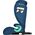 Fotelik samochodowy KinderKraft Kinderkraft Fotel Junior Fix 2 i-Size 100-150cm Harbor Blue