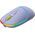 Mysz Canyon CANYON MW-22, 2 in 1 Wireless optical mouse with 4 buttons,Silent switch for right/left keys,DPI 800/1200/1600, 2 mode(BT/ 2.4GHz), 650mAh Li-poly battery,RGB backlight,Mountain lavender, cable length 0.8m, 110*62*34.2mm, 0.085kg