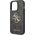 Guess Guess GUHCP15X4GMGGR iPhone 15 Pro Max 6.7" szary/grey hardcase 4G Big Metal Logo