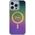 Guess Guess GUHMP15LHITSK iPhone 15 Pro 6.1" wielokolorowy/rainbow hardcase IML Iridescent MagSafe
