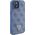 Guess Guess GUHCP15SP4TDSCPB iPhone 15 6.1" niebieski/blue hardcase Crossbody 4G Metal Logo