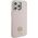 Guess Guess GUHCP15XM4DGPP iPhone 15 Pro Max 6.7" różowy/pink hardcase Silicone Logo Strass 4G