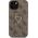 Guess Guess GUHCP15SPGS4TDW iPhone 15 6.1" brązowy/brown hardcase Grip Stand 4G Triangle Strass