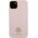 Guess Guess GUHCP15SM4DGPP iPhone 15 6.1" jasnoróżowy/pink hardcase Silicone Logo Strass 4G