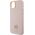 Guess Guess GUHCP15SM4DGPP iPhone 15 6.1" jasnoróżowy/pink hardcase Silicone Logo Strass 4G
